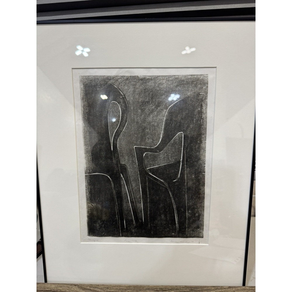 RARE Late Frances Hodson Print. 2008. Signed COA. "Unique"